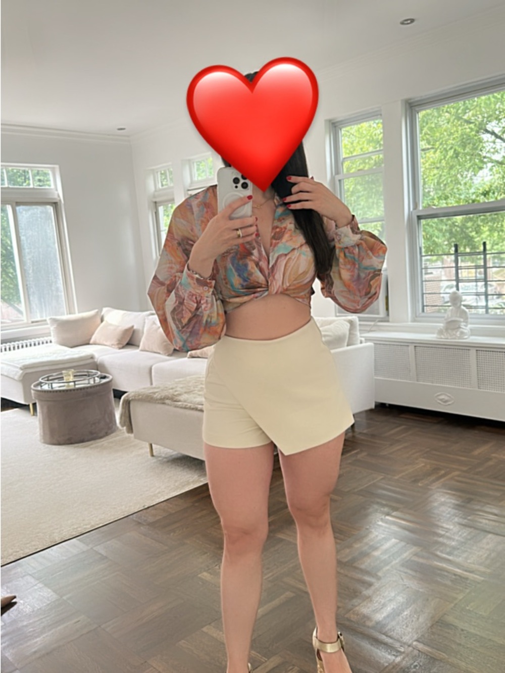 Crop knot top